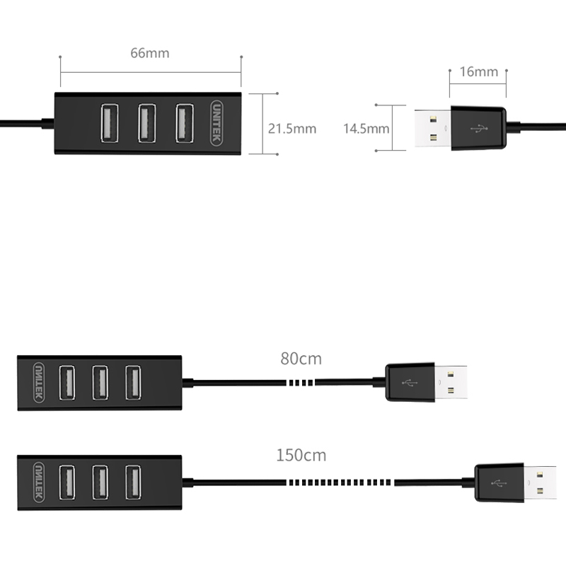 unitek y-2140 bo chi usb 2.0 4 port