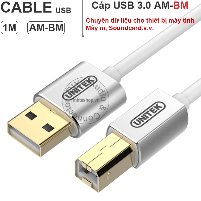 cáp usb 2.0 am-bm unitek