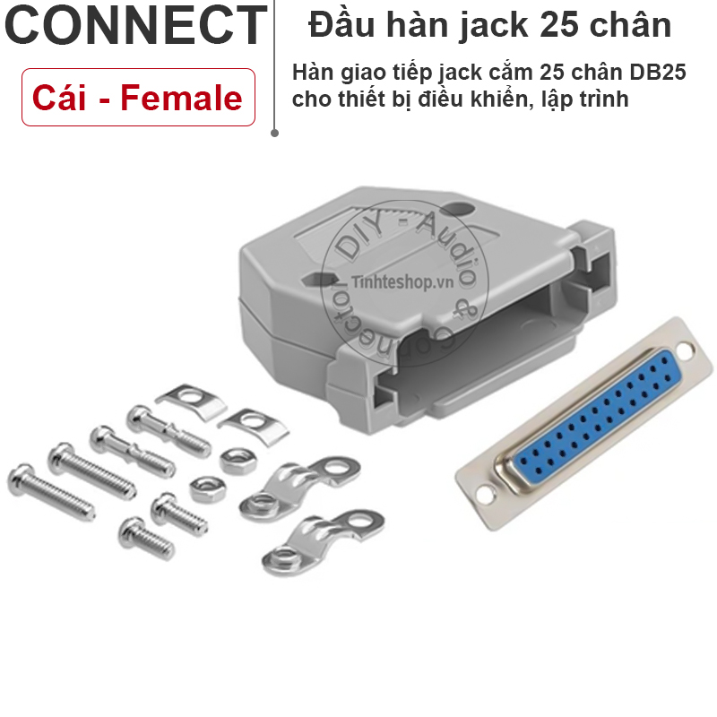 Đầu hàn vỏ ốp DB25 cái