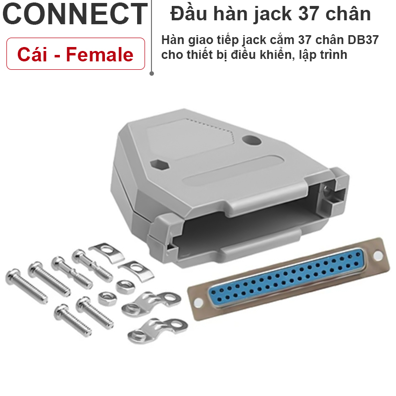Đầu hàn kèm vỏ ốp DB37 cái
