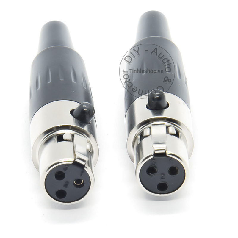 đầu hàn 3pin mini xlr female