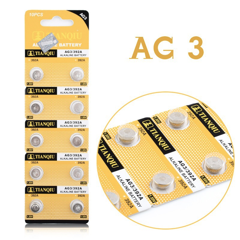 PIN alkaline AG3 392A LR41 L736 192 G3 LR736