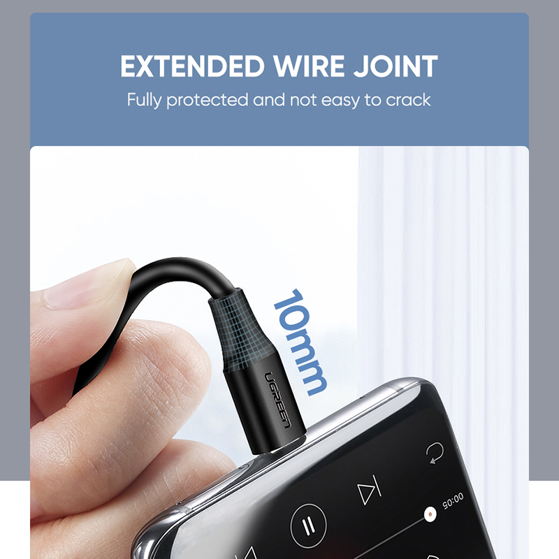 Cáp USB type-C 3.1 ra USB 3.0 Micro B cho HDD box ổ cứng di động 1 mét Ugreen US312 20103