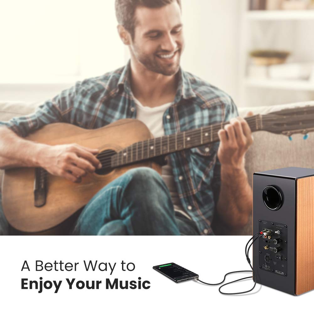 Cáp âm thanh 3.5mm ra 2 av ugreen av116