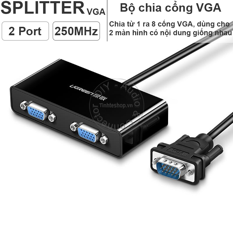 250MHz 2-port VGA splitter