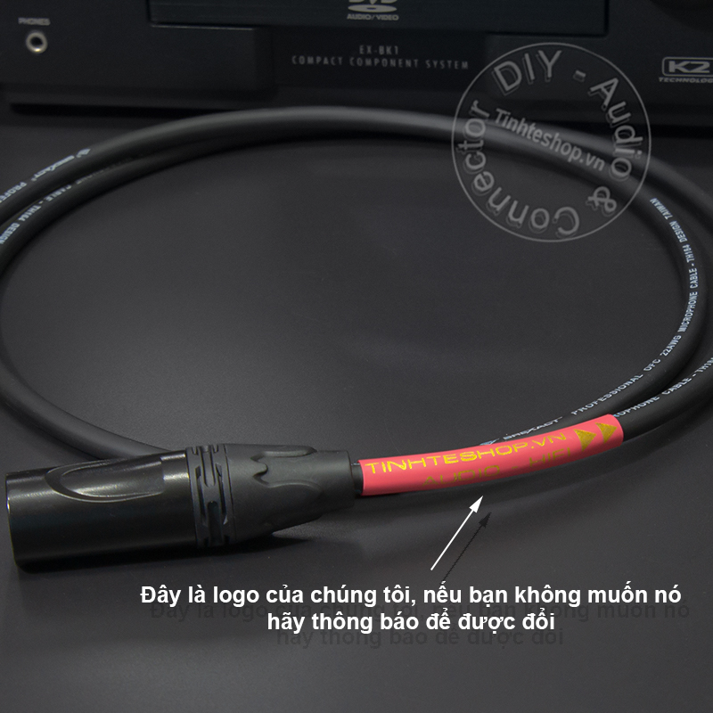 XLR female to 6.5mm