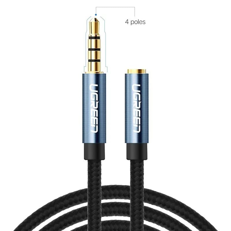 cáp audio 3.5mm nối dài 4 nấc ugreen