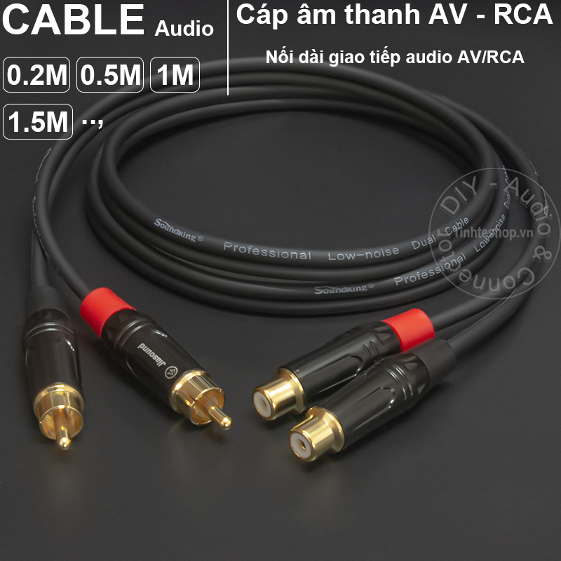 rca audio cable male - female