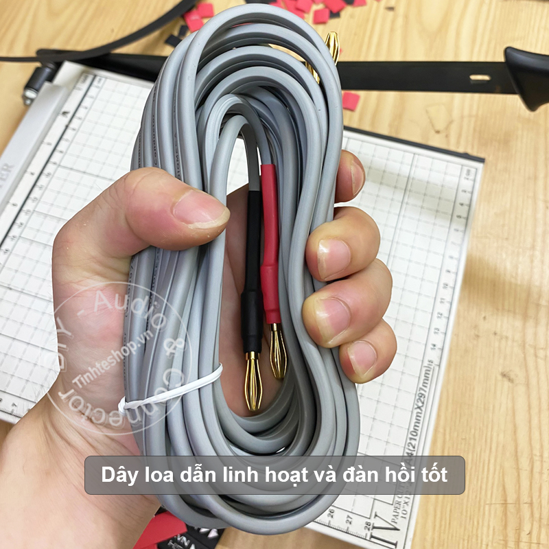 DIY 4mm to 2mm banana jack speaker cable 1 side OFC 5N copper