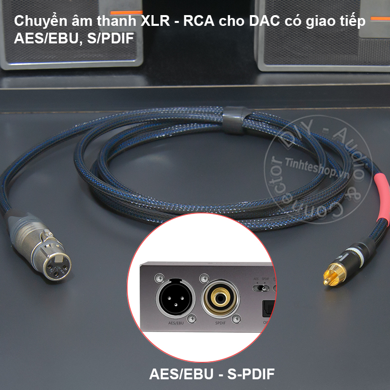 DIY AES EBU XLR to RCA digital audio cable