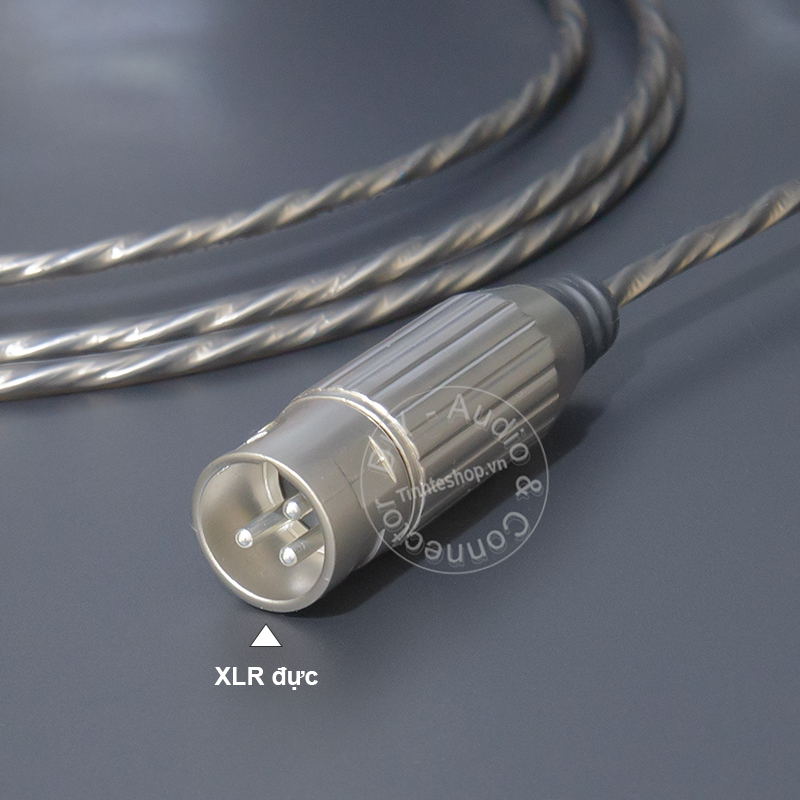 Cáp canon đực sang 3.5mm unbalanced