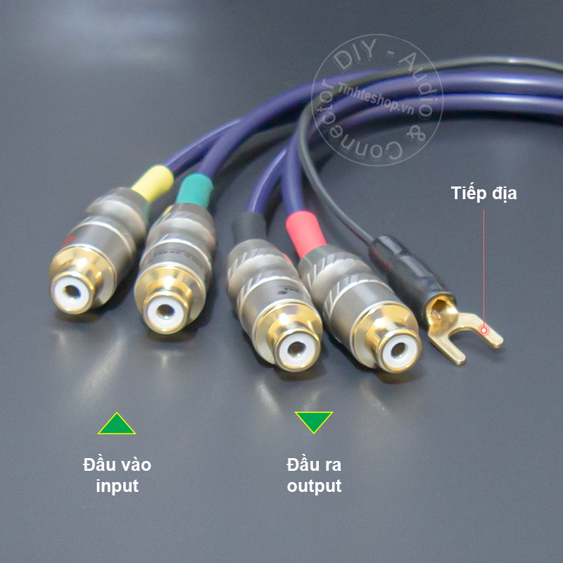 MIDI 5 pin to 4 RCA female cable