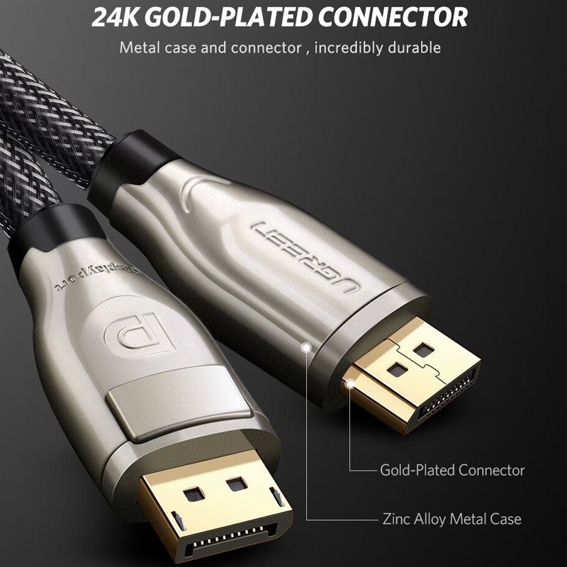 cáp displayport 4K@60Hz 144Hz Ugreen dp107