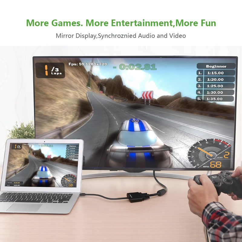 mini display sang vga full hd ugreen md113 10459