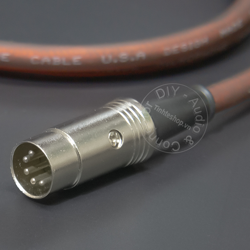 MIDI DIN 5 pin male to 2 RCA male cable