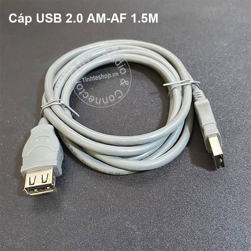 USB 2.0 AM to AF cable
