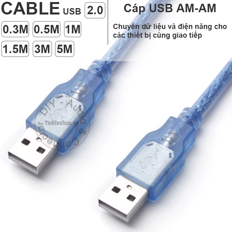 USB 2.0 AM - AM cable