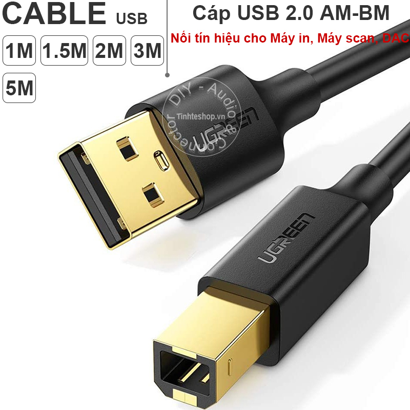 cáp usb am-bm ugreen us135