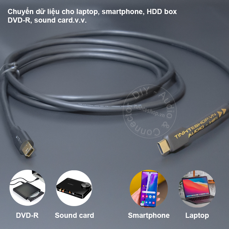 DIY USB type C to mini USB 5P data cable