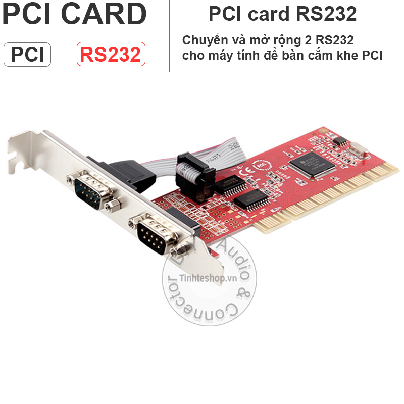 Cạc chuyển PCI sang 2 RS232 DB9 Unitek Y7503