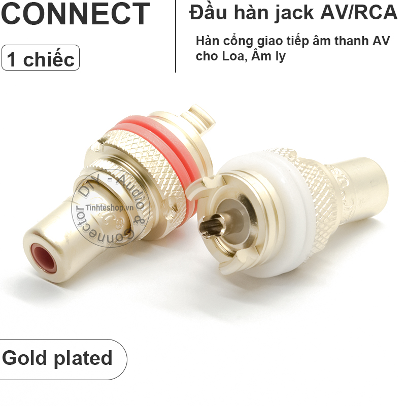 Đầu hàn cổng AV cái gắn trên Âm ly Loa DVD