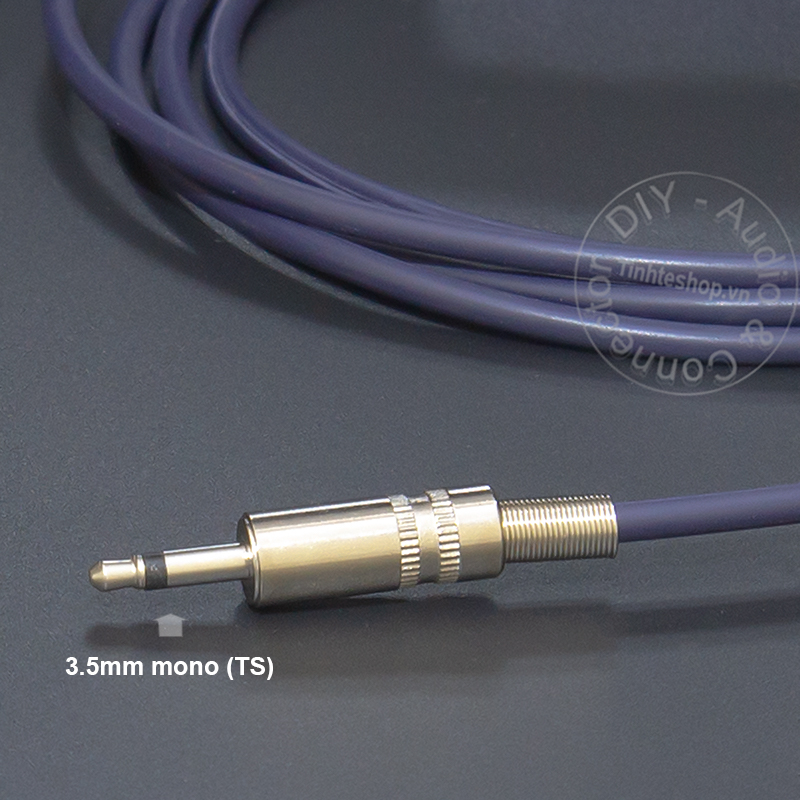 Dây microphone chuyển 3.5mm ra 6.5mm mono