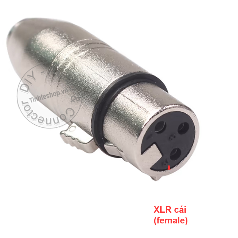 XLR female to 3.5mm female adapter