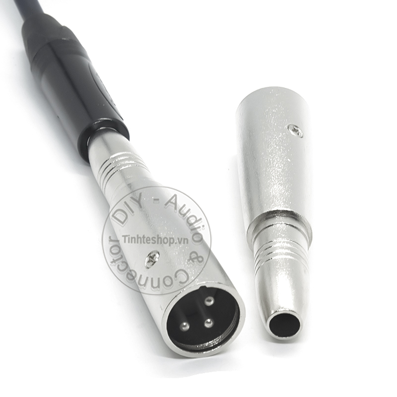 Đầu chuyển 6.5mm sang XLR đực stereo/mono