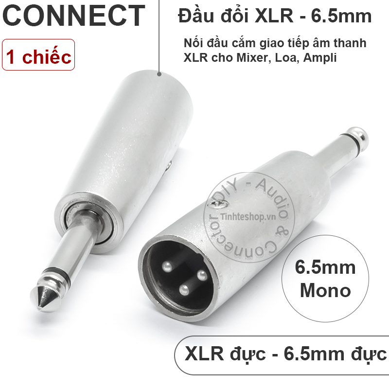 6.5 sang XLR đực