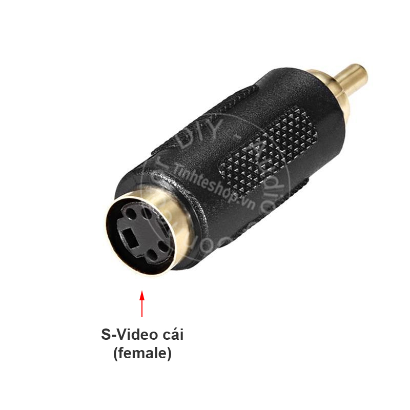 S-Video female to RCA male adapter