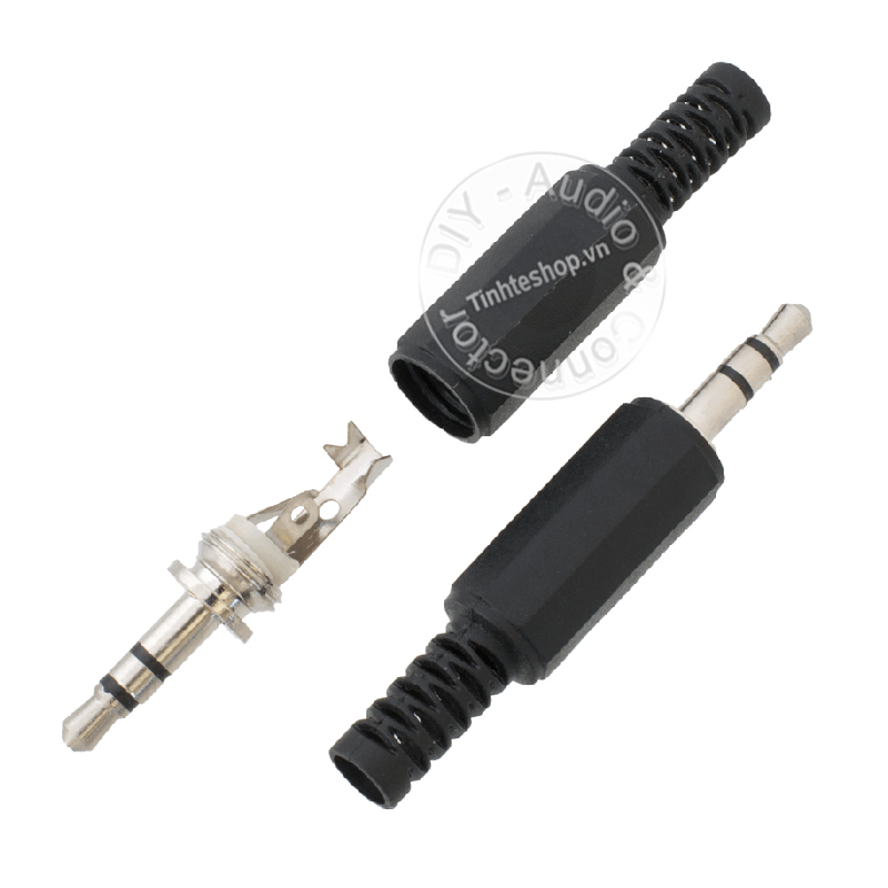 3.5mm stereo TRS solder connector