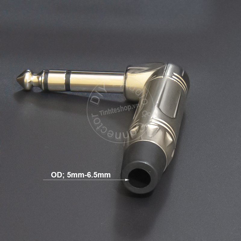 6.35mm stereo jack plug