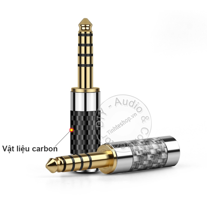 Jack for balanced audio soldering 4.4 OD6mm