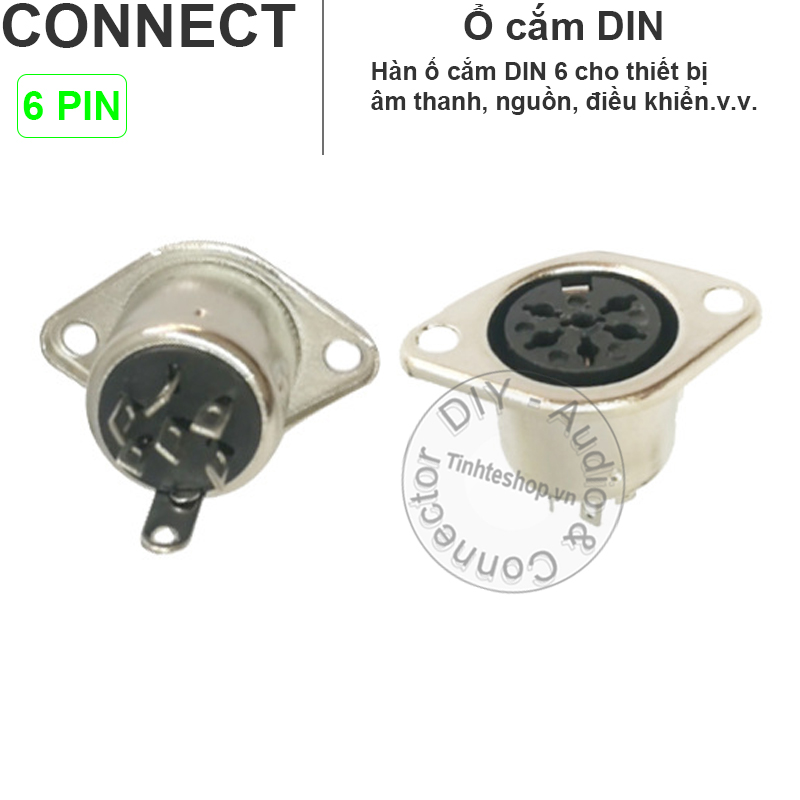 Ổ cắm DIN 3 đến 13 Lắp thùng máy Trên giá đỡ