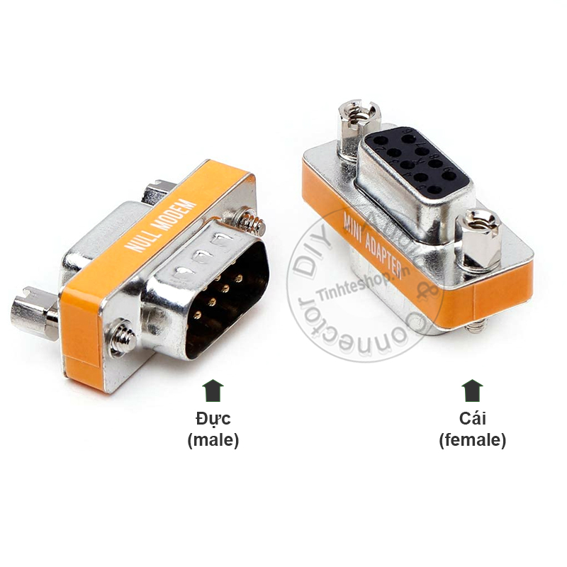 Male - female null modem