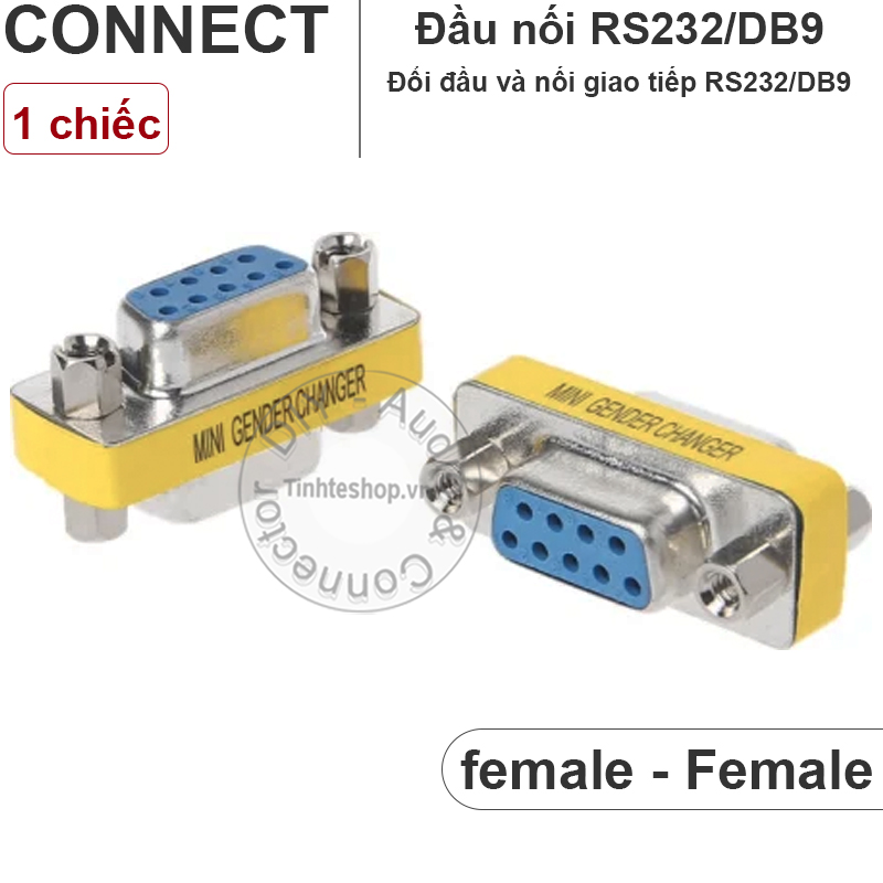 Đầu nối RS232 DB9 2 đầu cái