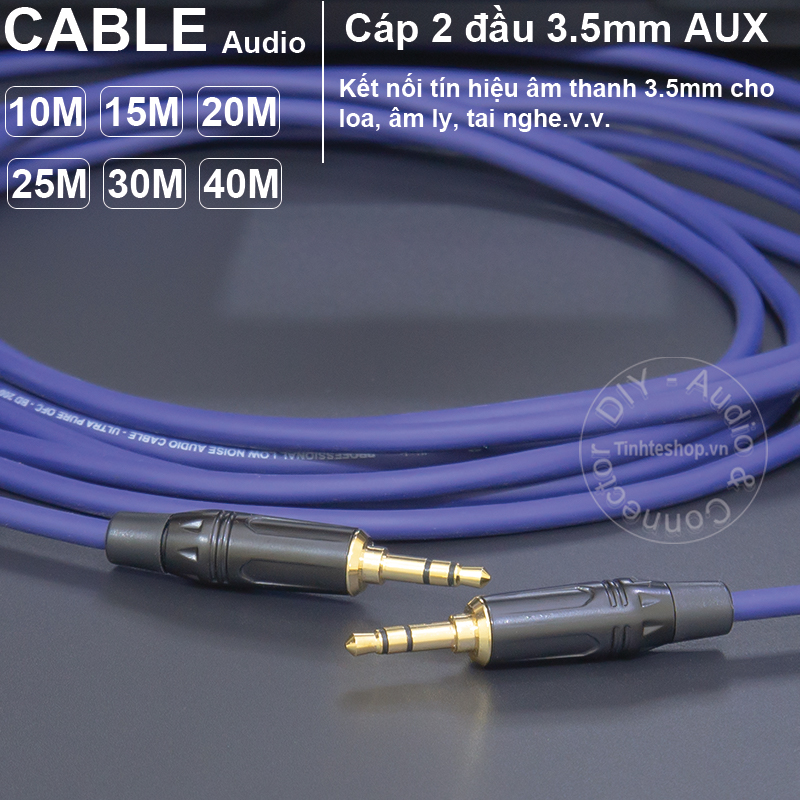 3.5mm AUX stereo cable DIY