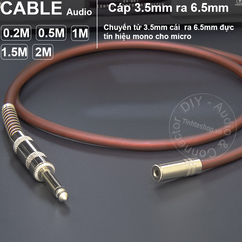 6.35mm sang 3.5mm mono