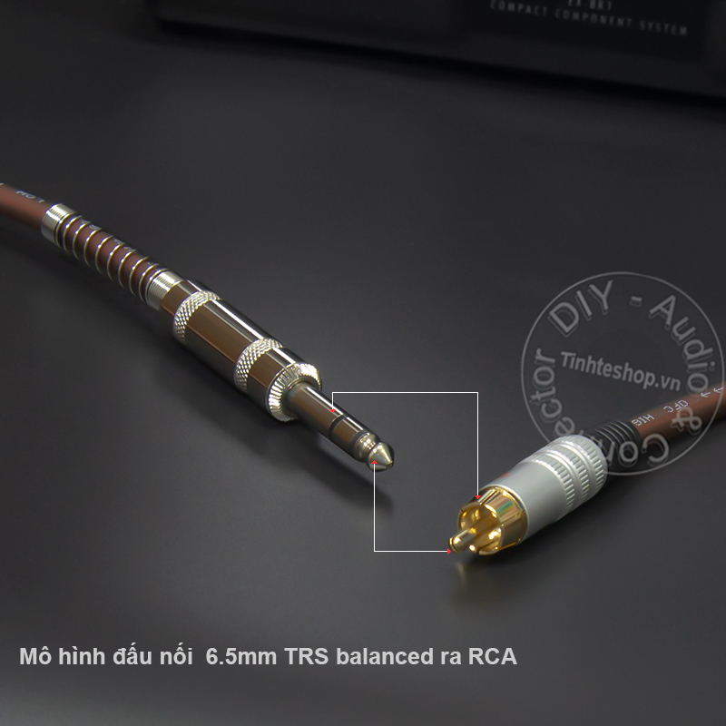 1/4 TRS to RCA cable