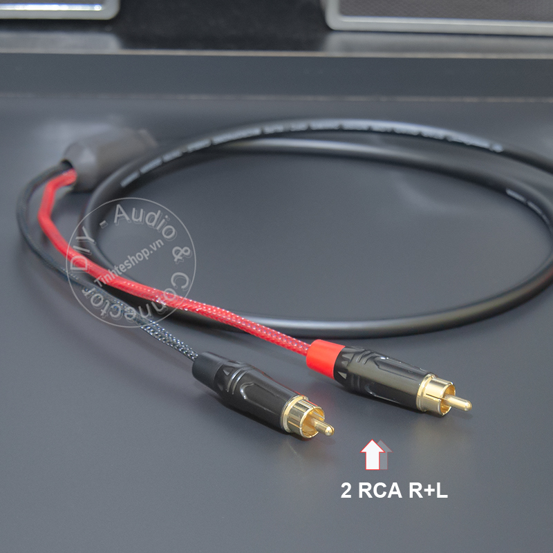 DIY 1/4 TS to 2 RCA audio cable