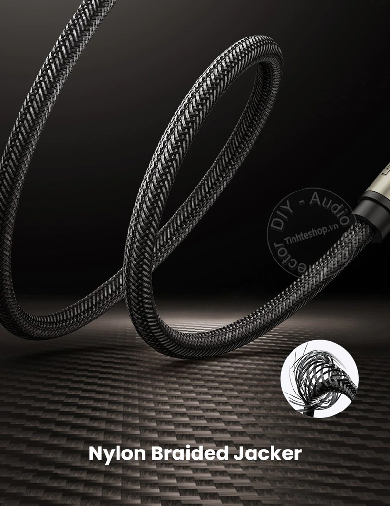 6.35mm mono cable guitar link