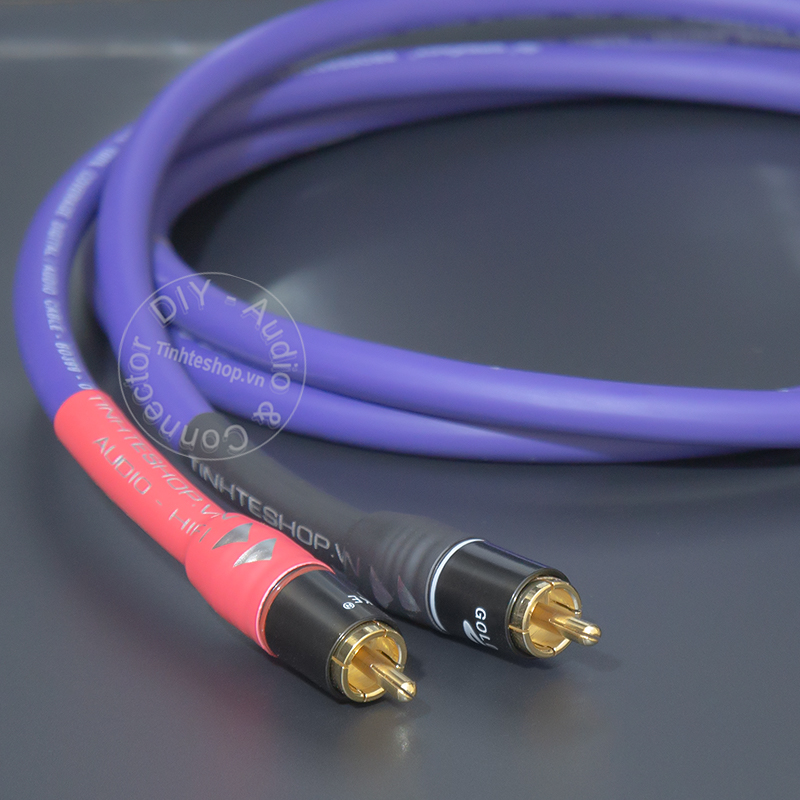 RCA cable silver plated