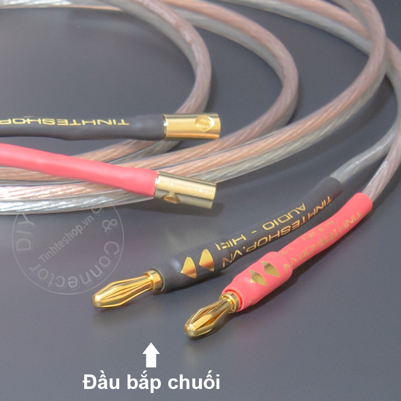 Banana speaker cable extension
