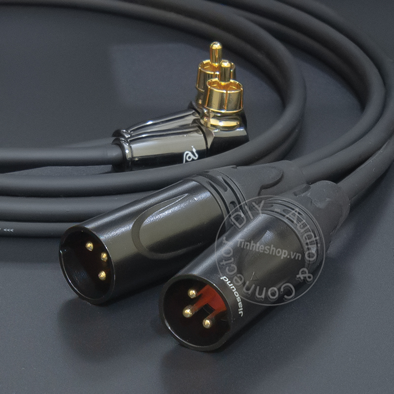 XLR male to RCA cable