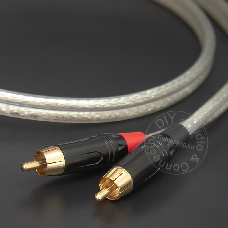 RCA female to 2 RCA male cable