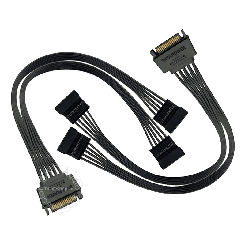 SATA powe cable 1 in 2 out