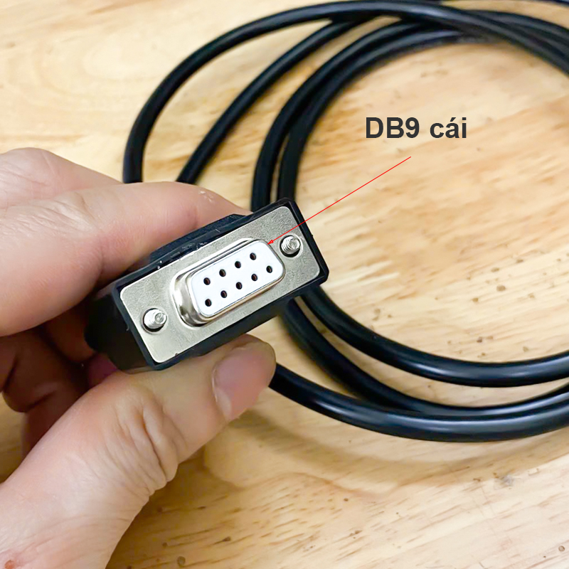 DB9 female to mini DIN 8 pin male cable