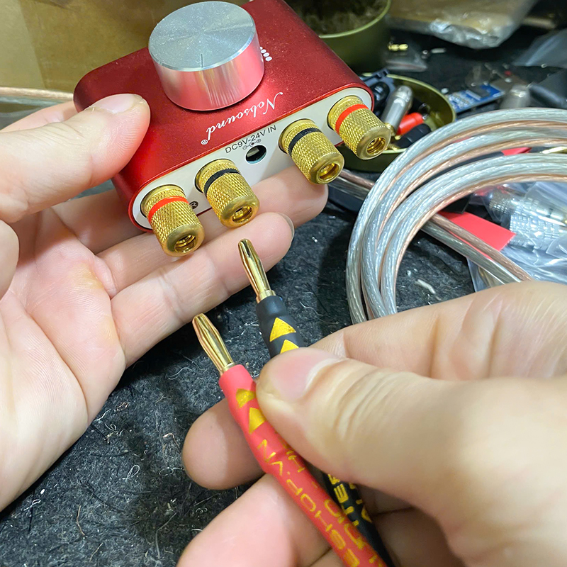 DIY amplifier to speaker audio cable