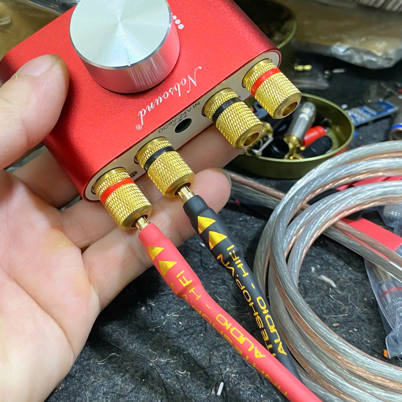 DIY amplifier to speaker audio cable