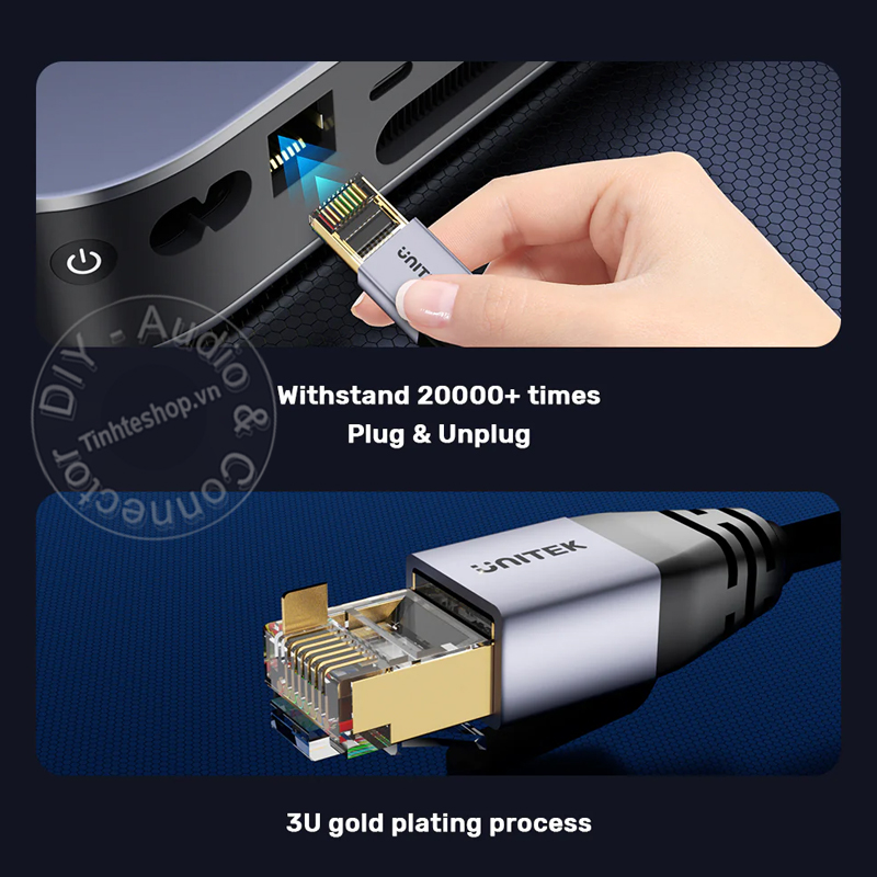 Cáp mạng Cat8 Unitek